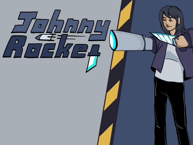 johnny rocket title screen