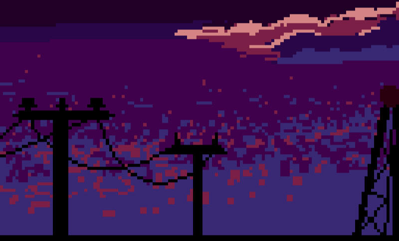and the sky said, i love you title screen