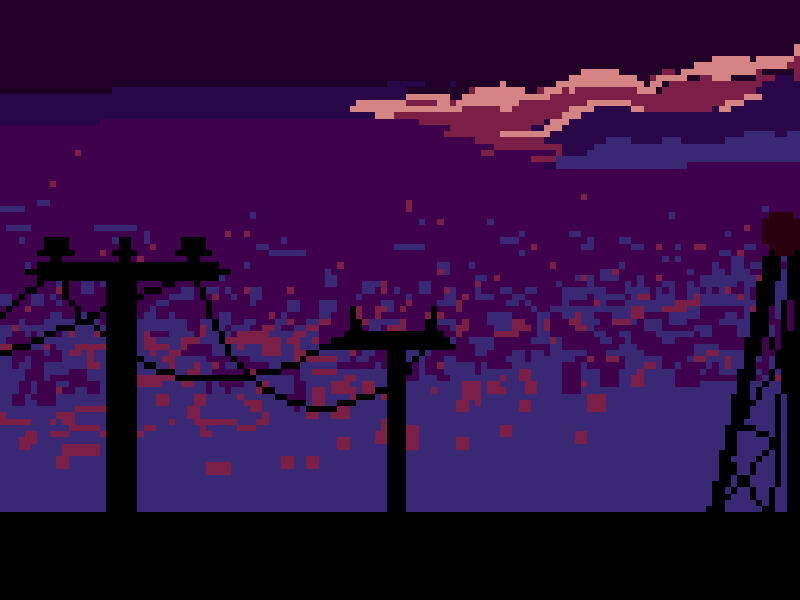 and the sky said, i love you title screen